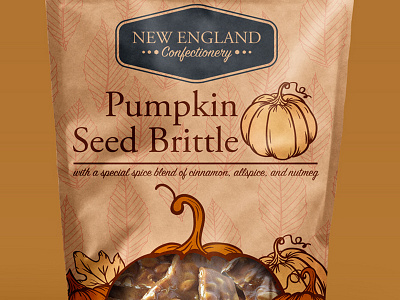 Pumpkin Brittle Packaging