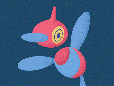 Porygon-z art conceptual illustration pokemon pokemon art pokemongo porygon porygon z red shading stipple vector z