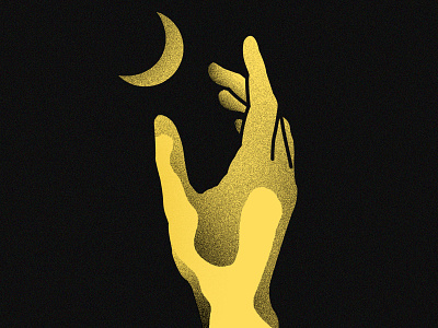 Matoma art black conceptual hands illustration lunar mexican mexico moon music pop shading spain spanish stipple vector