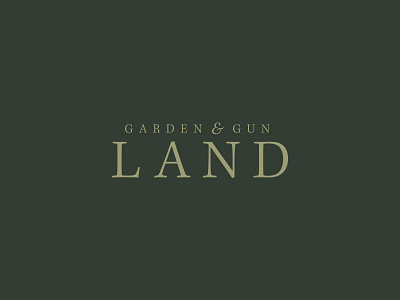 Garden & Gun Land logo