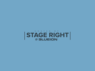 Stage Right badges branding flat icons illustration illustrator lines logos vector