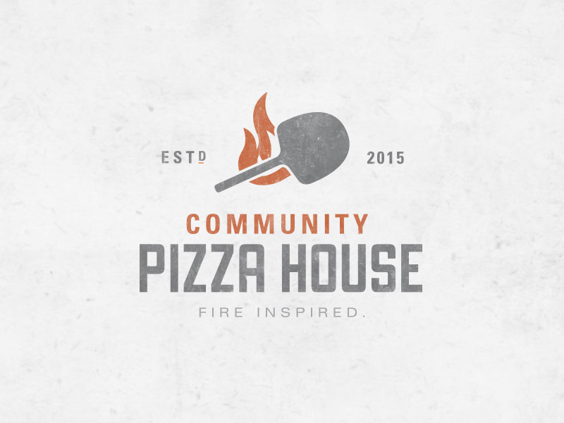 Community Pizza House logo by BlueIon on Dribbble