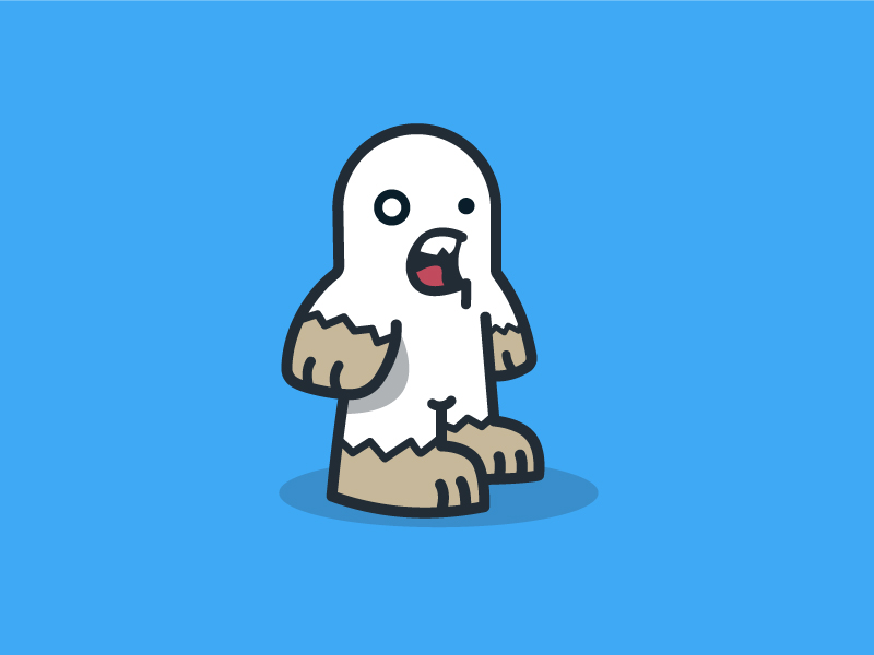 An Abominable Snowman 2 by BlueIon on Dribbble