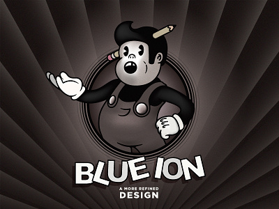 Back in my day... 20s adobe black and white blue ion cartoon charleston flat icon illustration illustrator