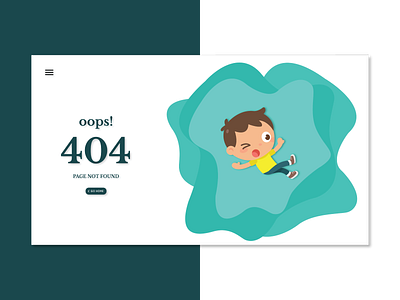 404 Page adobe illustrator adobe xd dailyui design illustraion typography vector web design webui