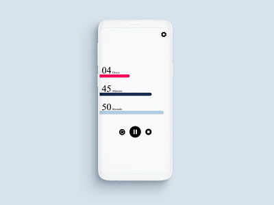 Countdown Timer app design colors countdowntimer dailyui mobile ui typography uidesign uiux