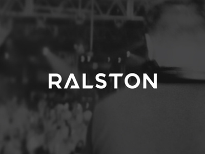 Ralston custom dj logo logotype musician producer