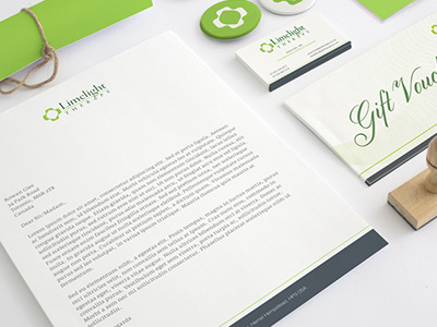 Limelight Therapy Branding logo logomark logotype