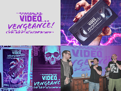 Video Vengeance brand identity logo tom ralston tomralston visual