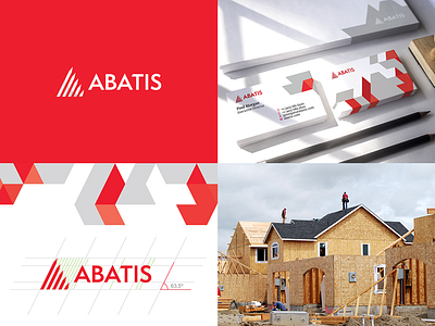 Abatis Builders brand identity logo tom ralston tomralston visual