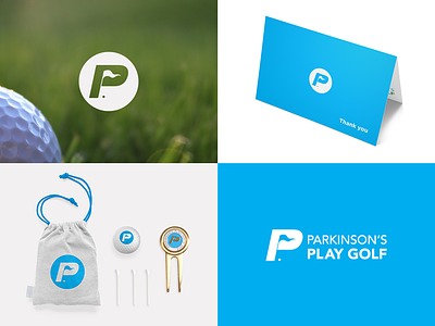 Parkinson's Play Golf brand core design identity illustration logo tom ralston tomralston toronto visual