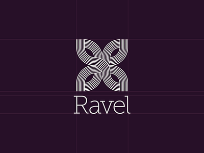 Ravel Wines Logo bottle brand branding color colour core identity logo luxury pattern visual wine