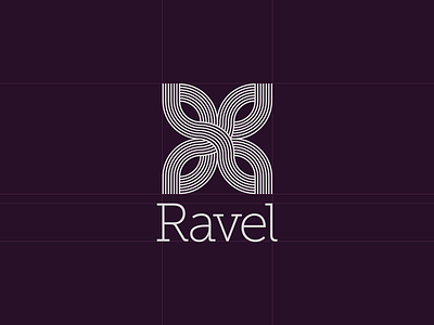 Ravel Wines Logo bottle brand branding color colour core identity logo luxury pattern visual wine