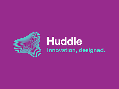 Huddle identity logo & tagline adaptive brand dynamic huddle identity logo system