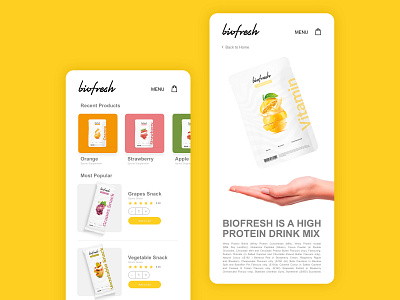 biofresh application app application brand branding design flat fresh minimal ui uiux ux uxdesign uxui web website