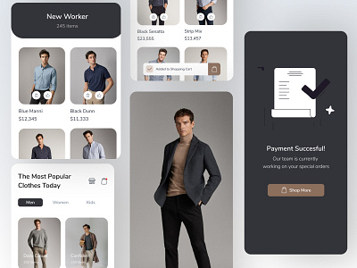 UI Design Online Shop (Detail) app design minimal ui ux