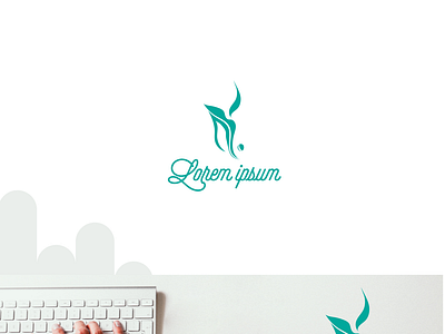 Modern feminine logo design