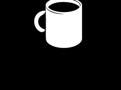 Endless Coffee gif animation bw coffee drip gif illustration