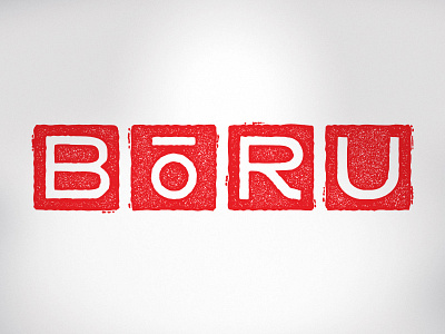Bōru Ramen Bar boru boru ramen boru ramen bar boruramen brand branding identity kansas city logo mark ramen stamp