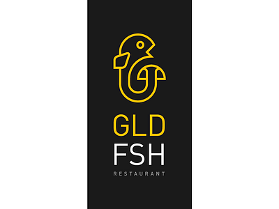 Gold Fish Logo design fish logo food g logo gold gold fish logo logo mark pczohtas premium restaurant