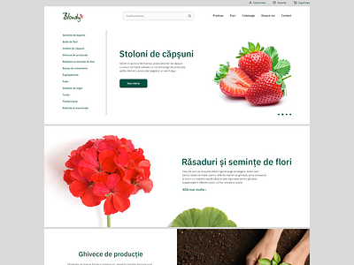 E-commerce: agricultural store clean design ecommerce interface layout minimalist online store product page ui web shop webdesign