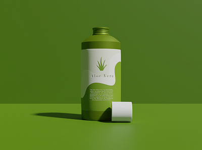 Packaging Design aloe branding design graphic design green label design label packaging nature packaging