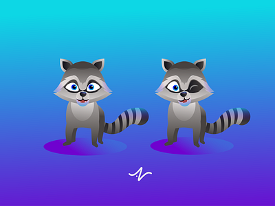 Raccoon mascot design ideas