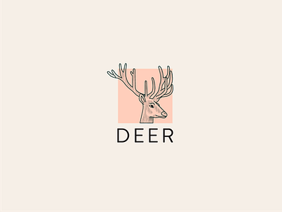 Deer mountaineering club club creative deer designer logo mountaineering