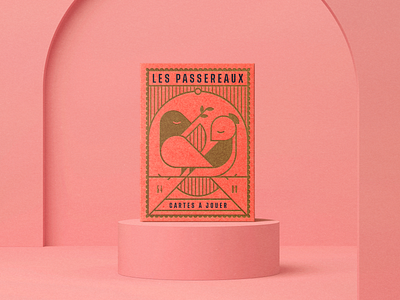 Les Passeareaux cards design graphic design illustration playingcards vector