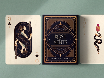 Rose des Vents cards design graphic design illustration playingcards vector