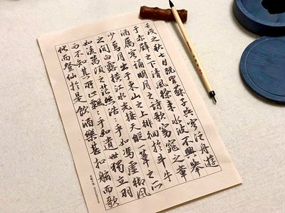书法日课 书法 手写 书法日课 chinese calligraphy