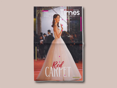 IFFAM2018_4 adobe adobe indesign design editorial design film festival graphic design macau media newspaper red carpet typography