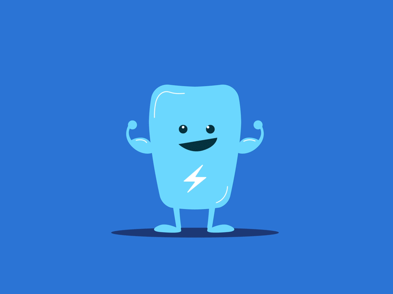 Stronger than you know! animation cute character design energy fixcreatives gif illustration motion graphics