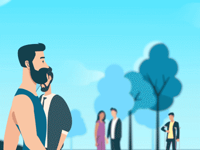Makes you miss the outside, eh? animation fixcreatives gif illustration male character motion graphics