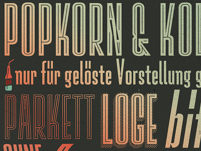 Lichtspiele cinema movieposter type showing typeface