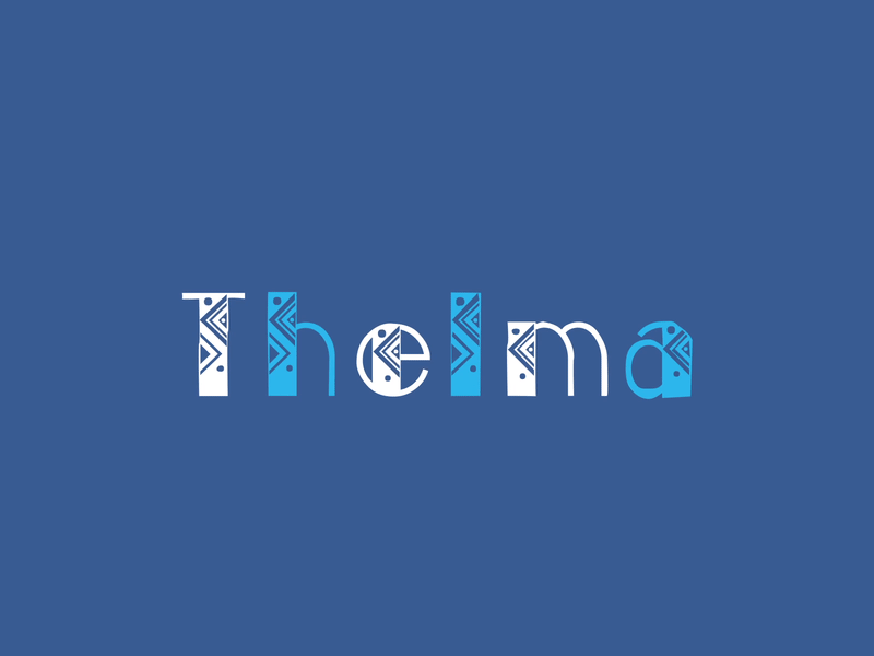 Thelma animation design graphic design motion graphics typography