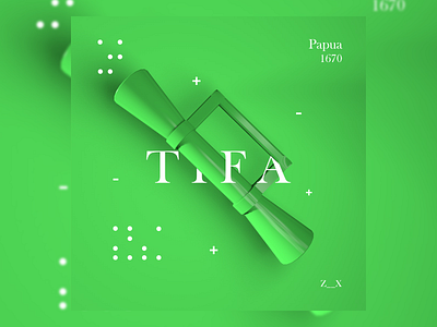 Tifa 36 days of type 36daysoftype 3d aesthetic branding cinema 4d color design icon illustration indonesia minimal music papua photoshop traditional typogaphy