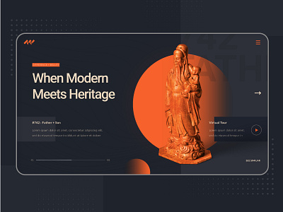 Website Design: Modern Heritage Concept