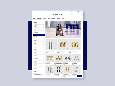 Fashion Store website banner design branding shop typography ui ui design web web design website
