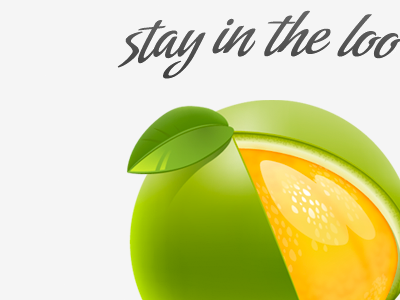Stay in the loo app apple application design fruit green icon juicy leaf mac orange osx peel stay in the loo forevah! webdesign website