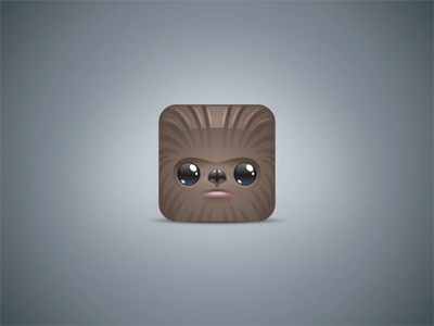 HUUUUURRRRGGRRRRUUURRRGGGHHH!! brown chewbacca chewie fan art fur furry gray huuurrrggrrrr huuurrrrgrrruuuuurrrrgghh!! huuuurrrrrrr icon ipad iphone star wars starwars wookie