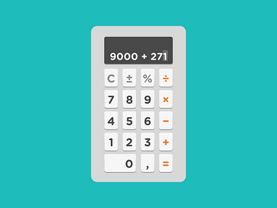 Daily UI #004 - Calculator