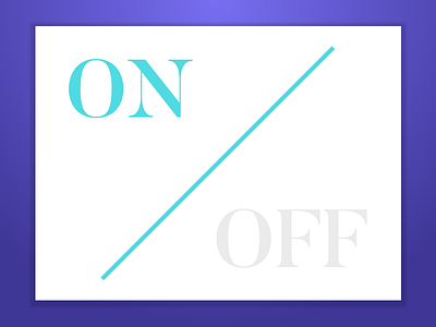 Daily UI #015 - On/Off Switch 015 daily onoff switch ui