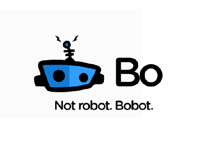 Bobot bobot bot character logo robot