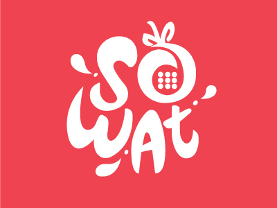 SoWat Juice Branding apple brand branding cold design drink health identity illustration juice logo orange sowat typography vector