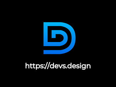 Devs Design branding dd design developers frontend frontend development logo ui ux