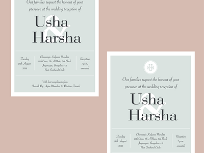 Wedding Invitation design elegant invitation marriage pastel print simple typography wedding wedding card wedding cards