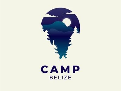 Belize Camp Logo branding design illustration logo photo ui vector