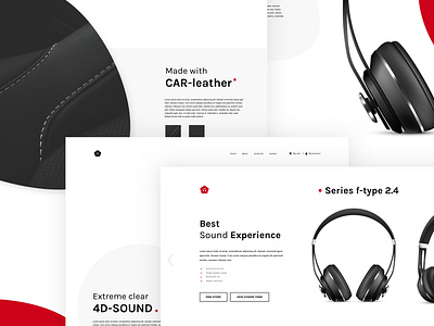 UI | Headphones store branding colours experience explore headphones minimalism minimalist store store design webdesign webshop