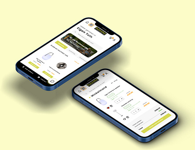 Mobile App Design | BuitenHof Tuinmeubelen app app design application branding colours conversion graphic design minimalism mobile design sales store store design ui